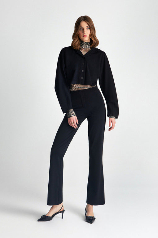 MAIA FLARE PANTS BLACK