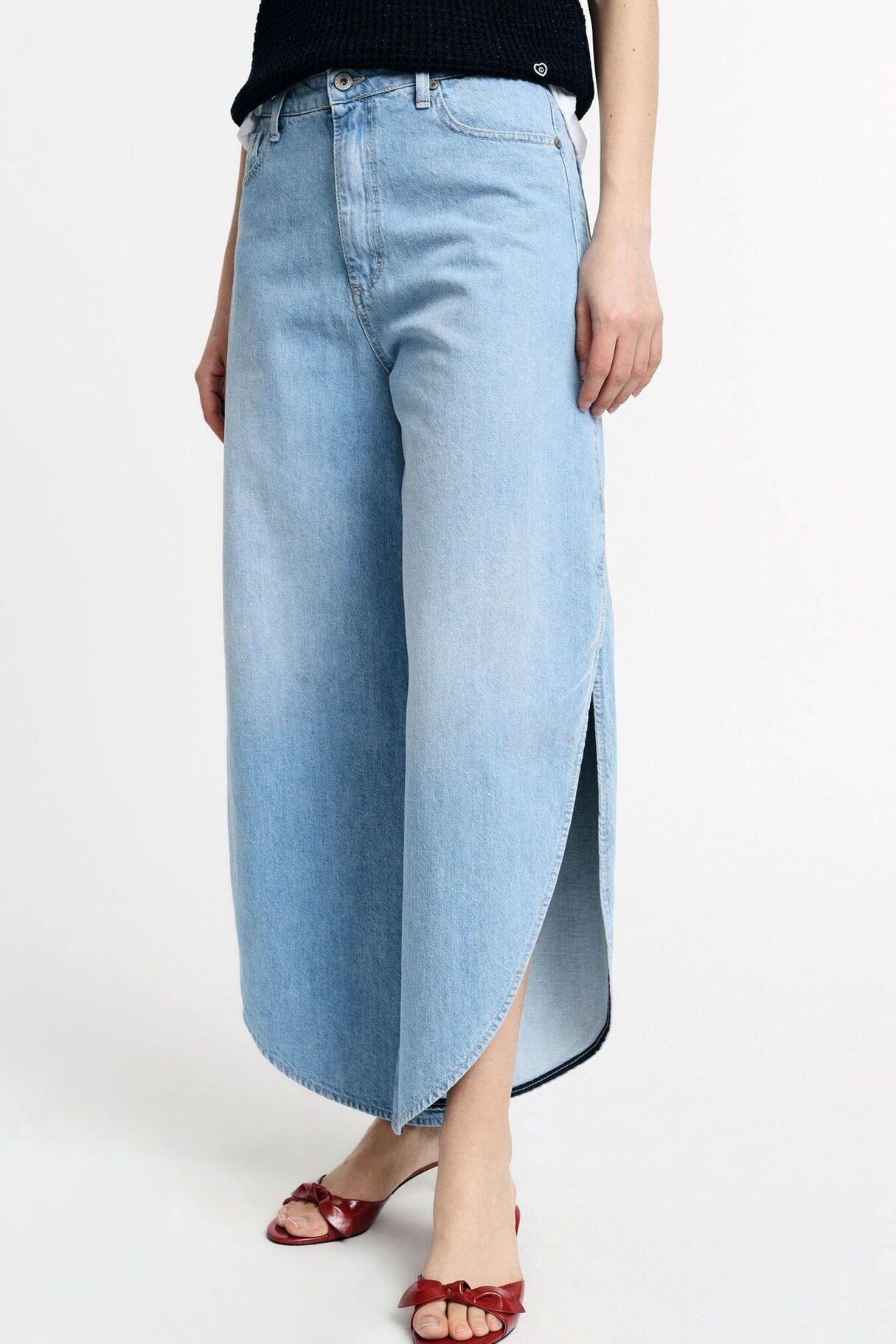 GRETA WIDE LEG JEANS - Vesta Donna