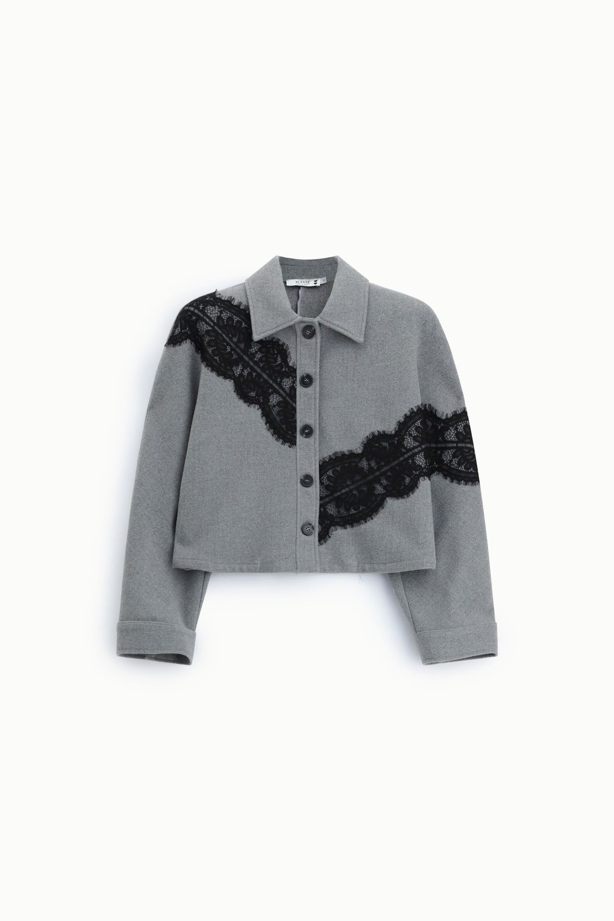ELISE LACE CROPPED JACKET