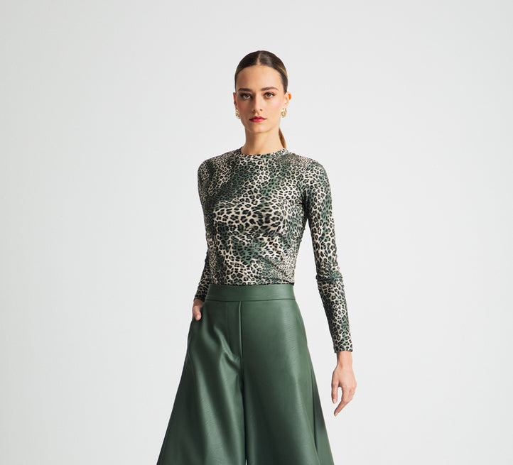 SASSI TOP ANIMAL - Vesta Donna