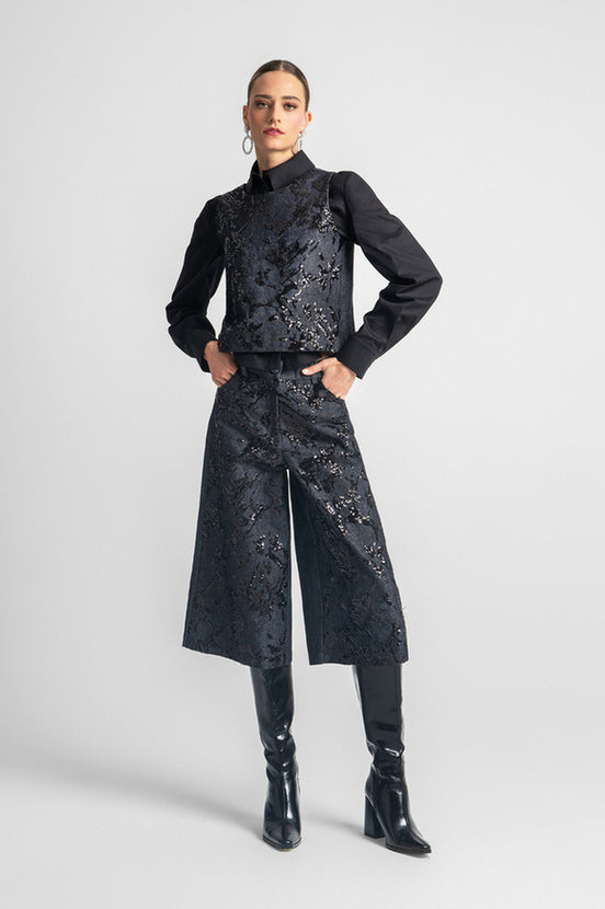 SHELLY ECO LEATHER SHORTS - Vesta Donna