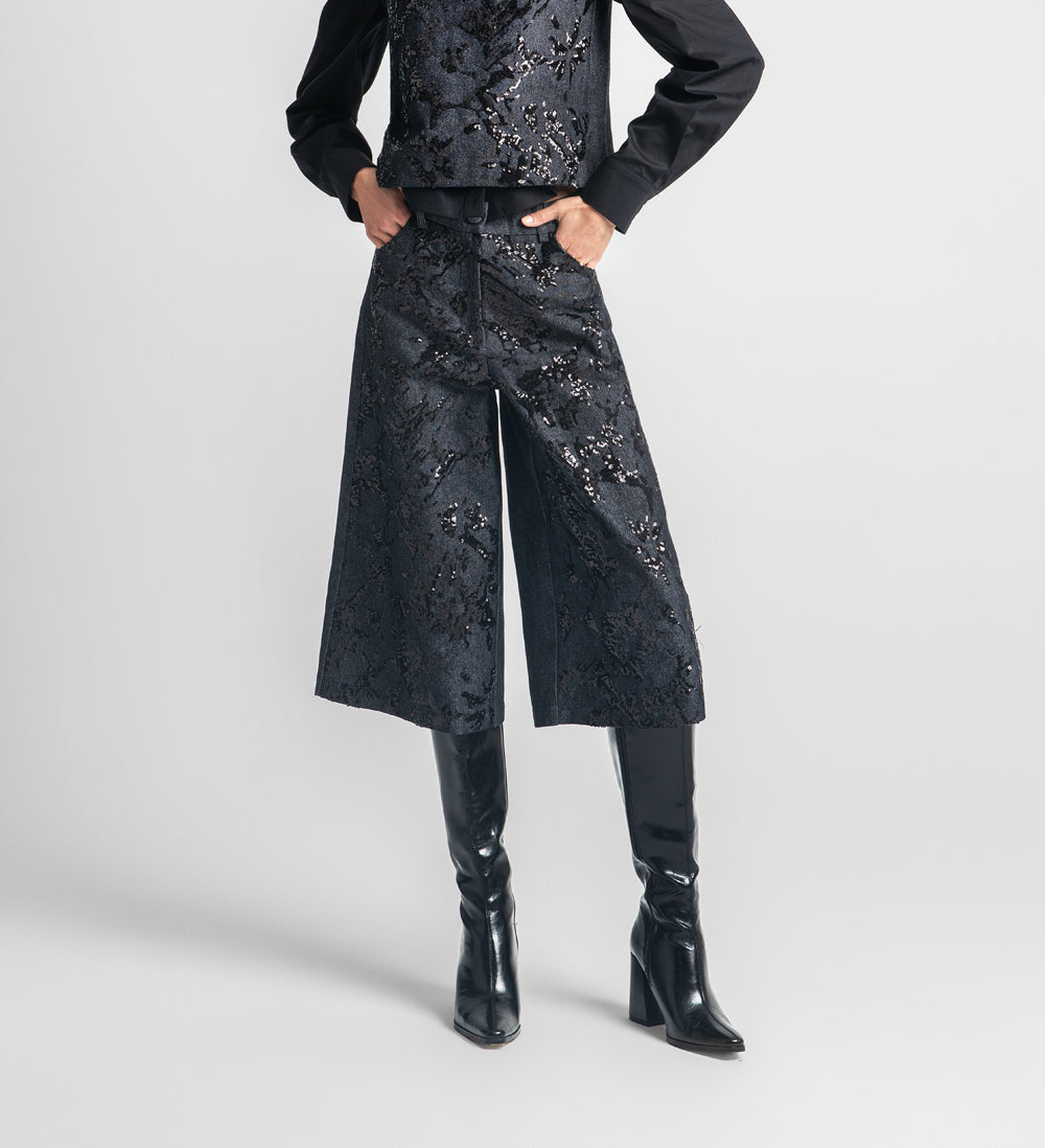 SHELLY ECO LEATHER SHORTS - Vesta Donna