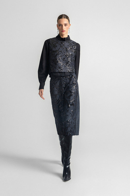 SHELLY ECO LEATHER SHORTS - Vesta Donna