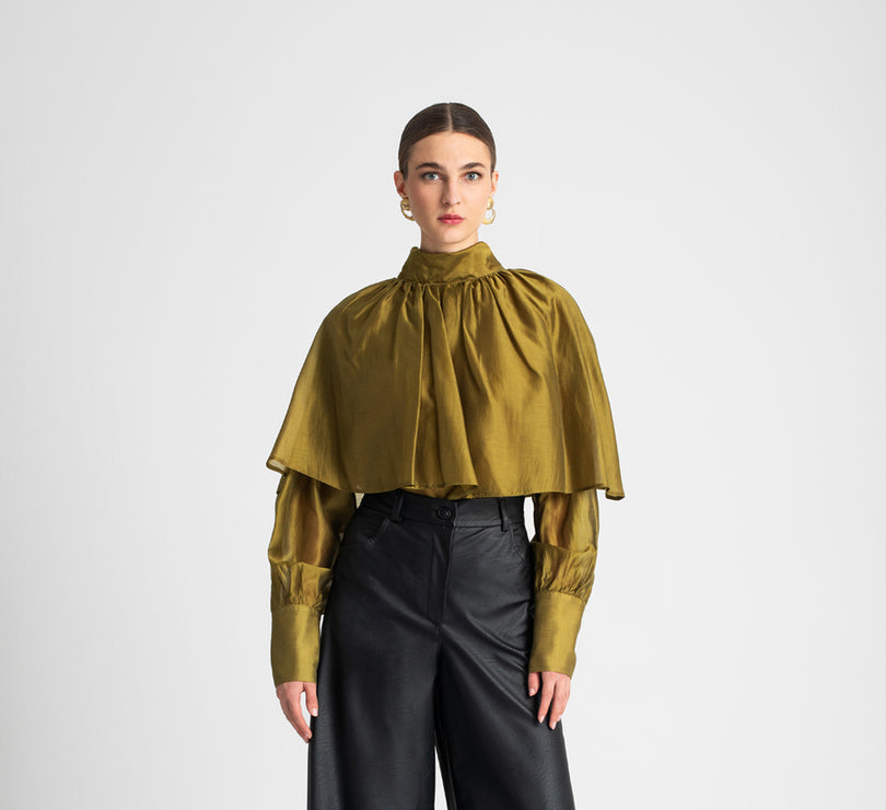 WILMA SHIRT OLIVE - Vesta Donna