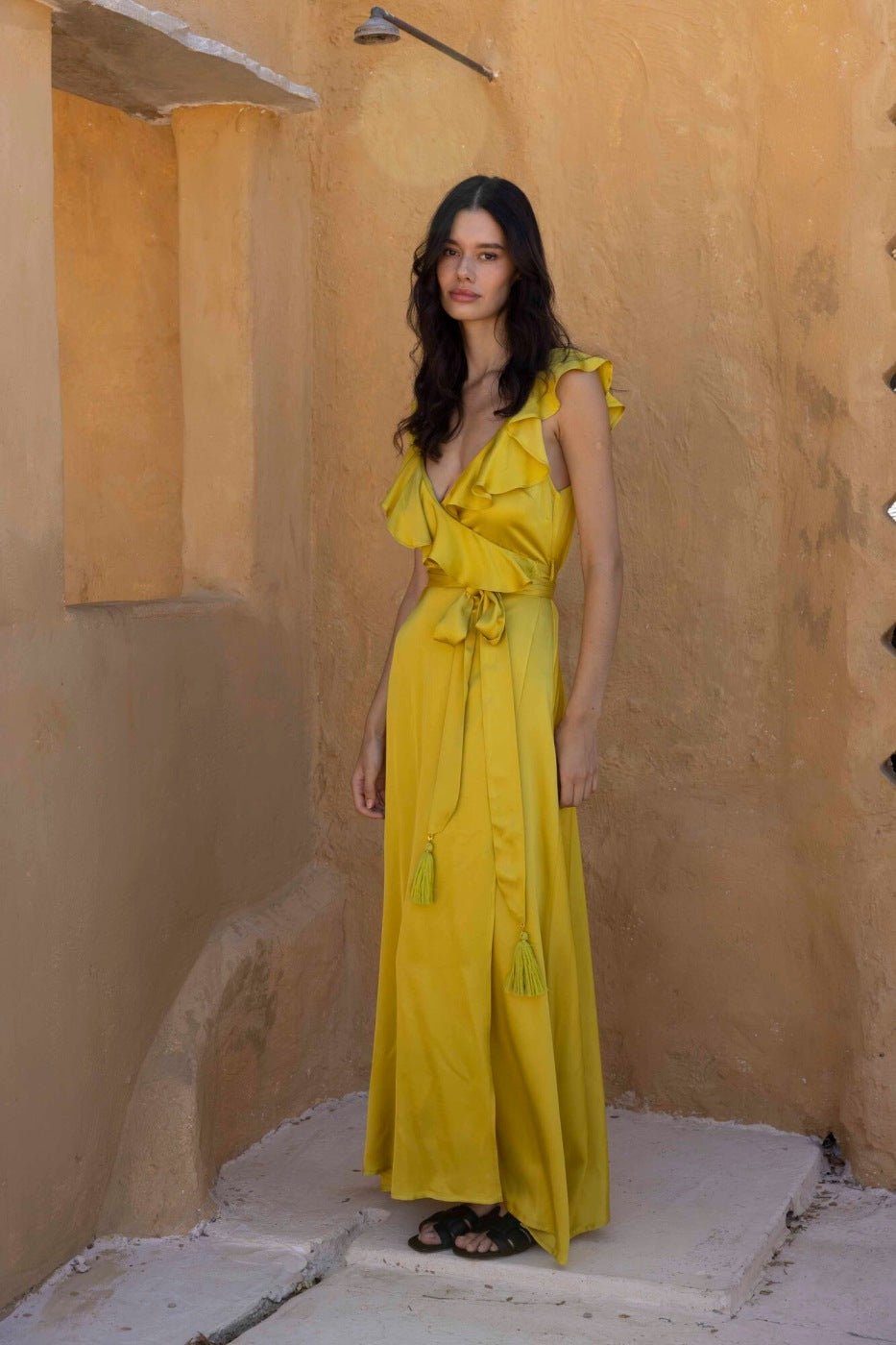 CALLISTA DRESS YELLOW - Vesta Donna