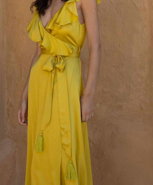 CALLISTA DRESS YELLOW - Vesta Donna