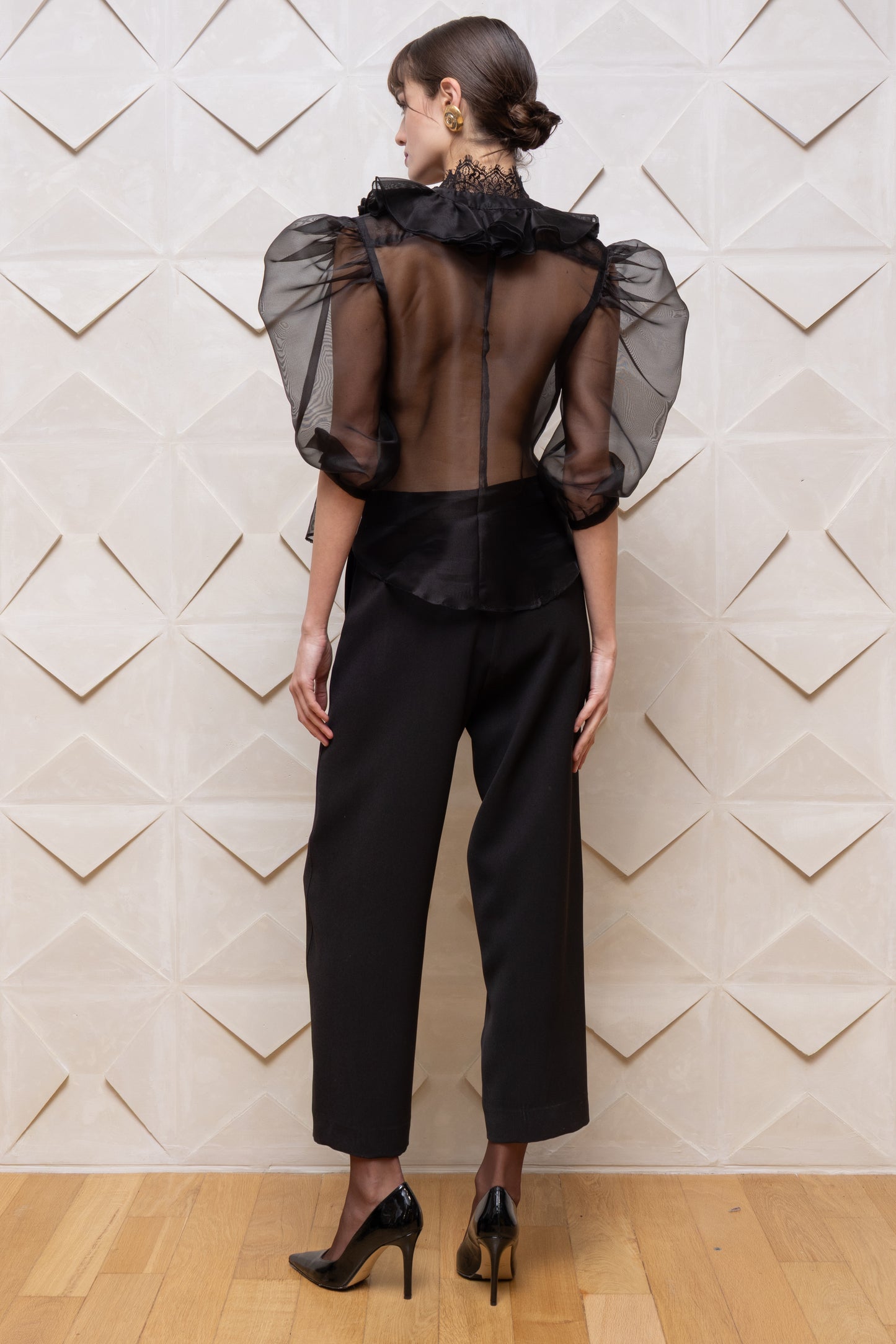 ZUMA TAILORED PANTS BLACK