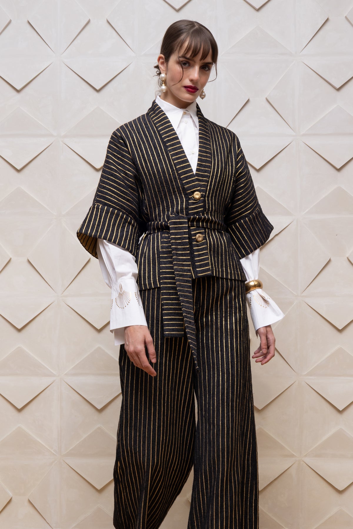 GOLDEN STRIPE SUIT - Vesta Donna