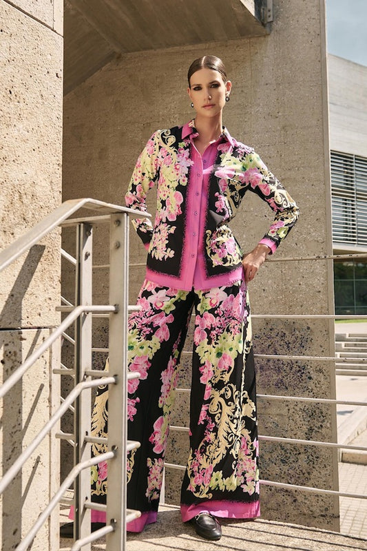 COLOR SYMPHONY SHIRT & PANTS SET - Vesta Donna