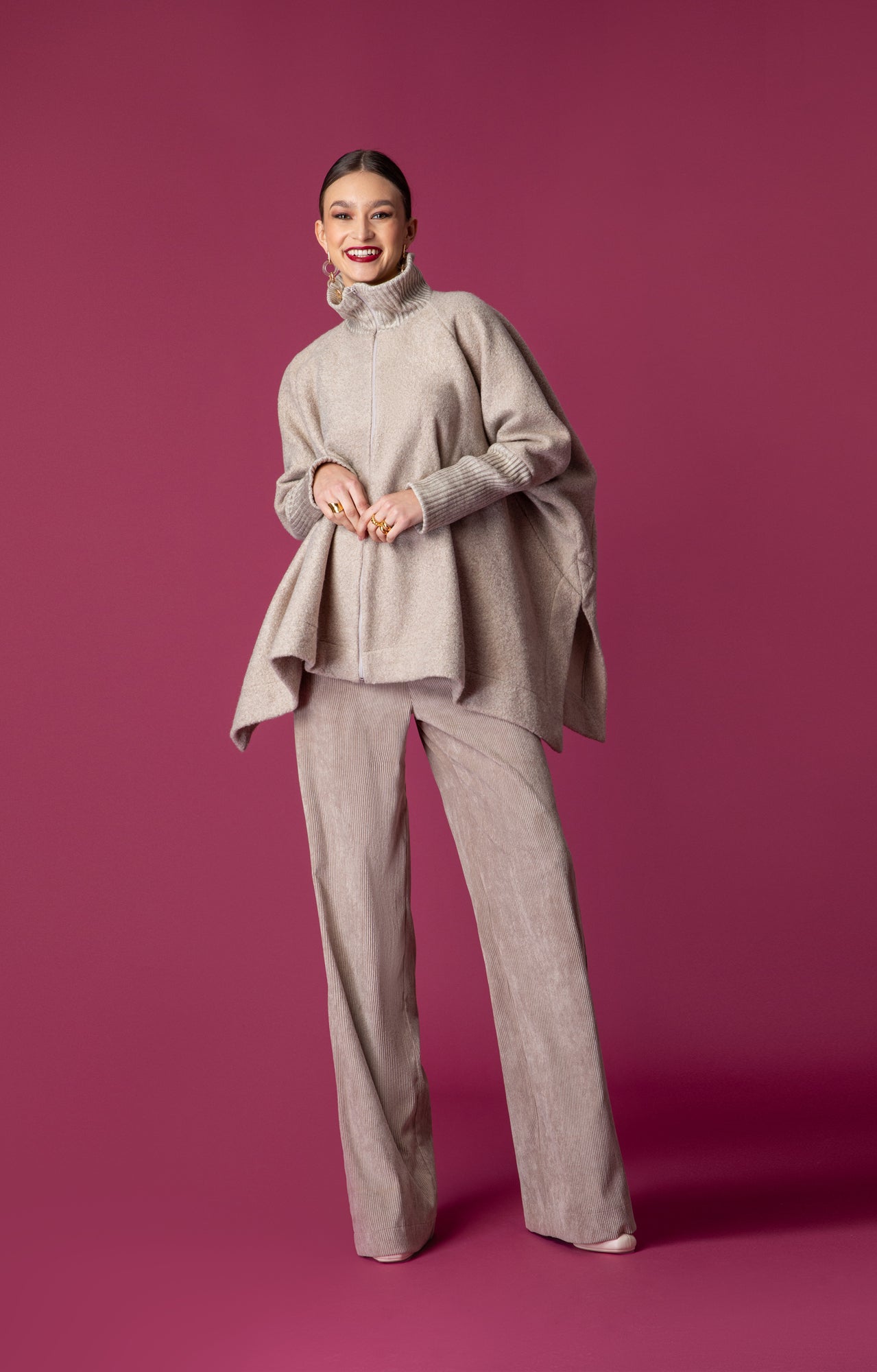 DANTE JACKET BEIGE - Vesta Donna