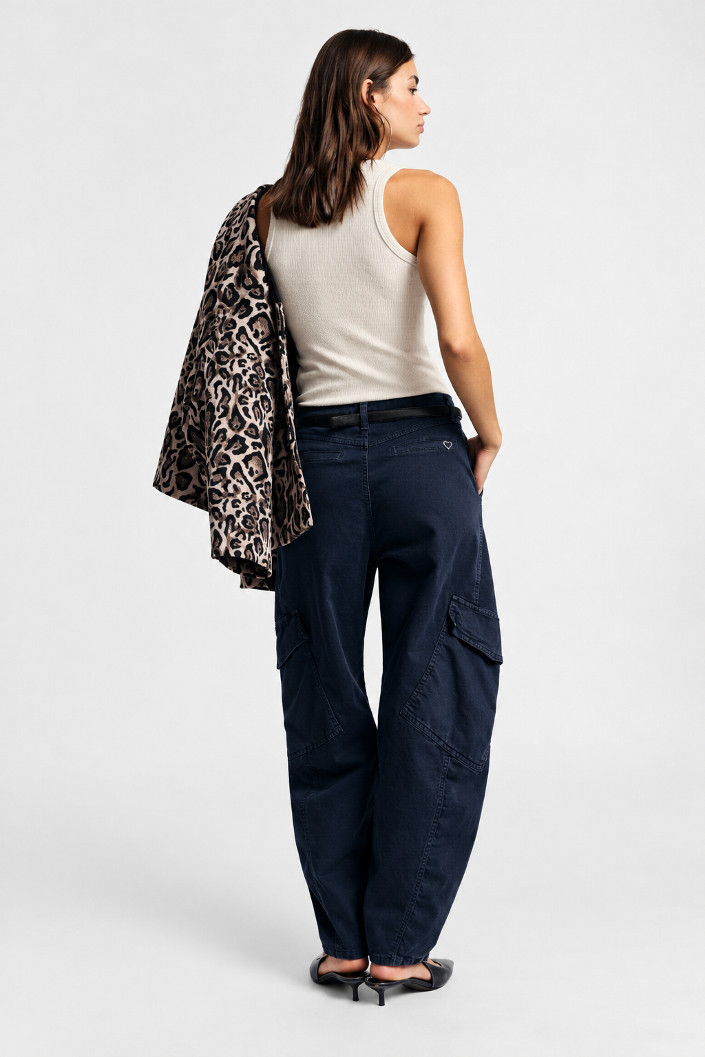 MAYA CARGO PANTS BLUE