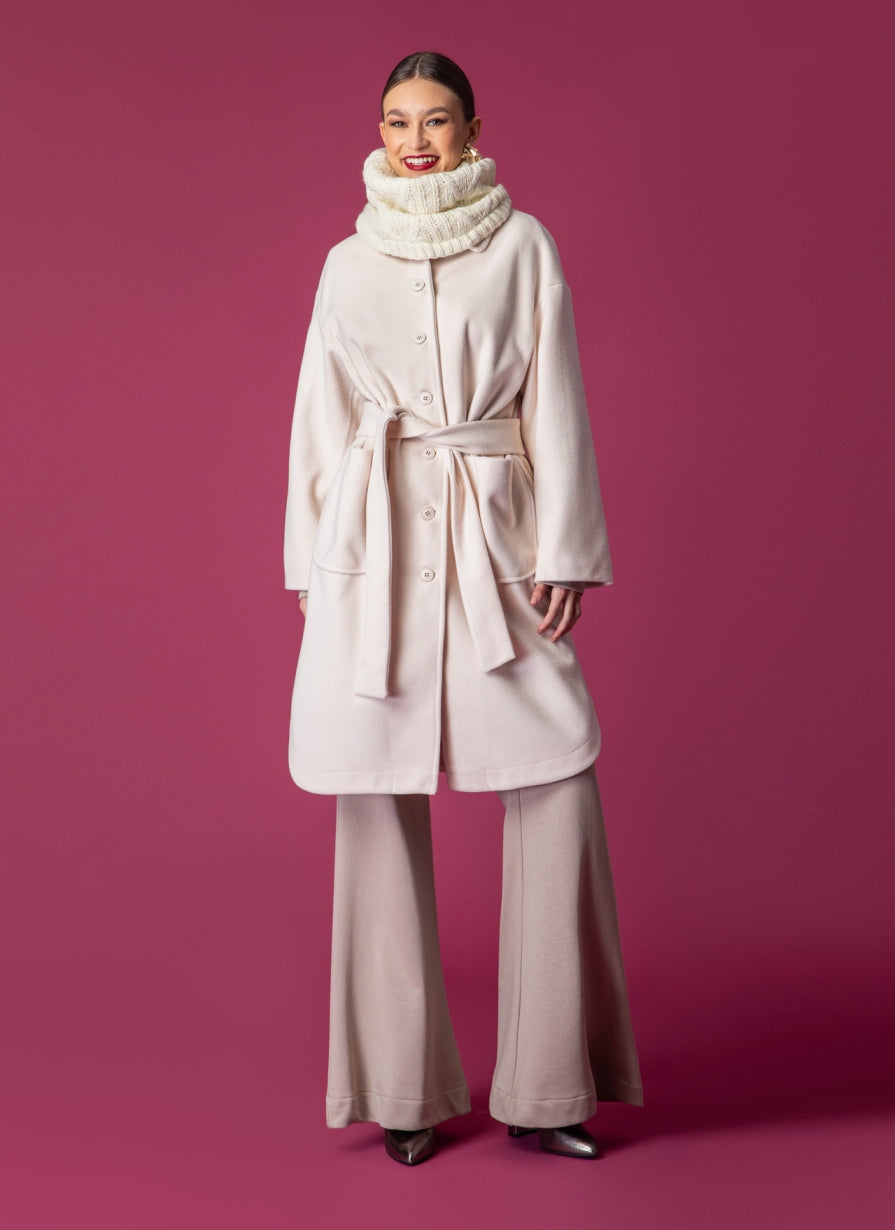 WILLOW COAT VANILLA - Vesta Donna