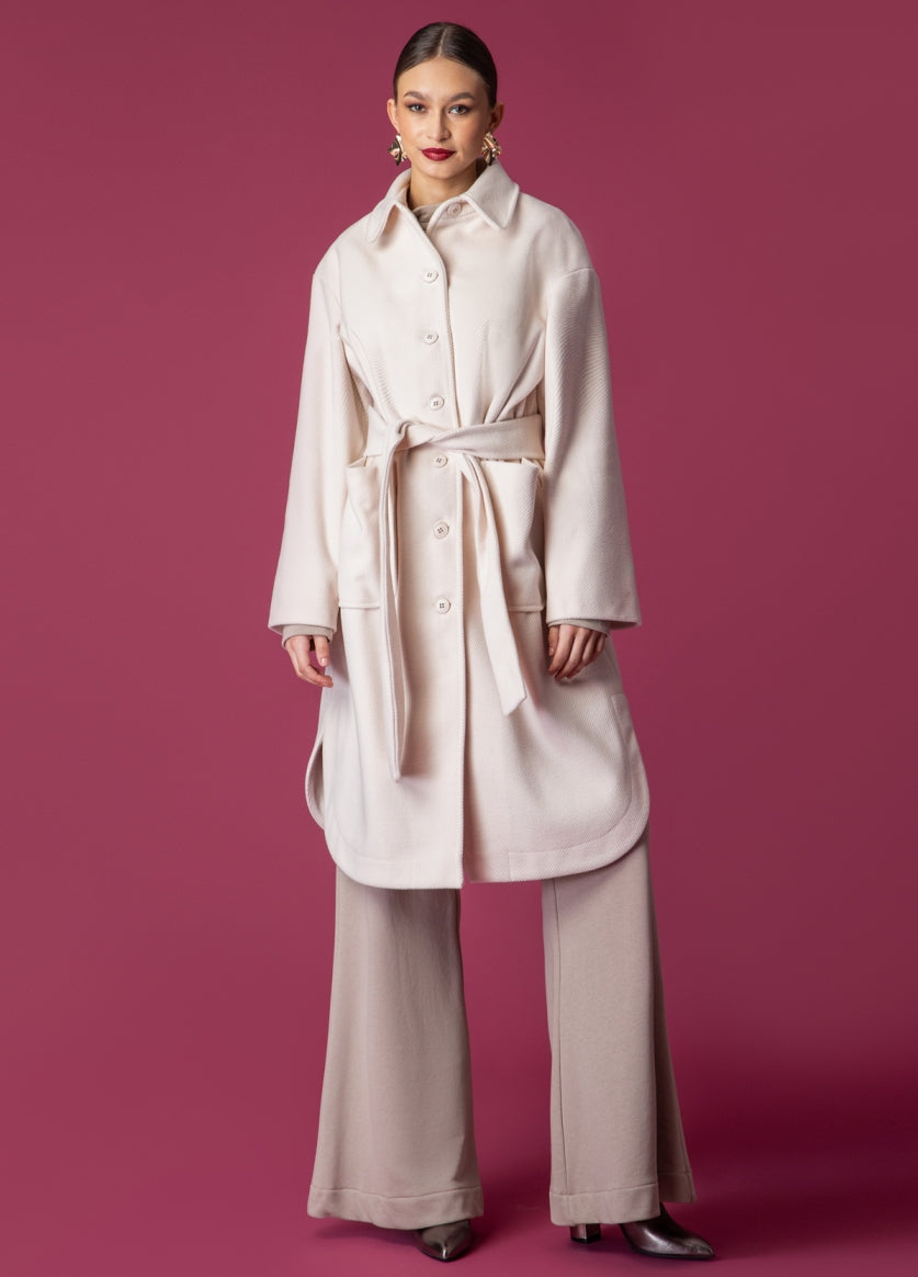 WILLOW COAT VANILLA - Vesta Donna