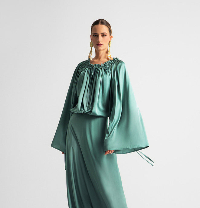 LUCY TUNIC TOP MINT - Vesta Donna