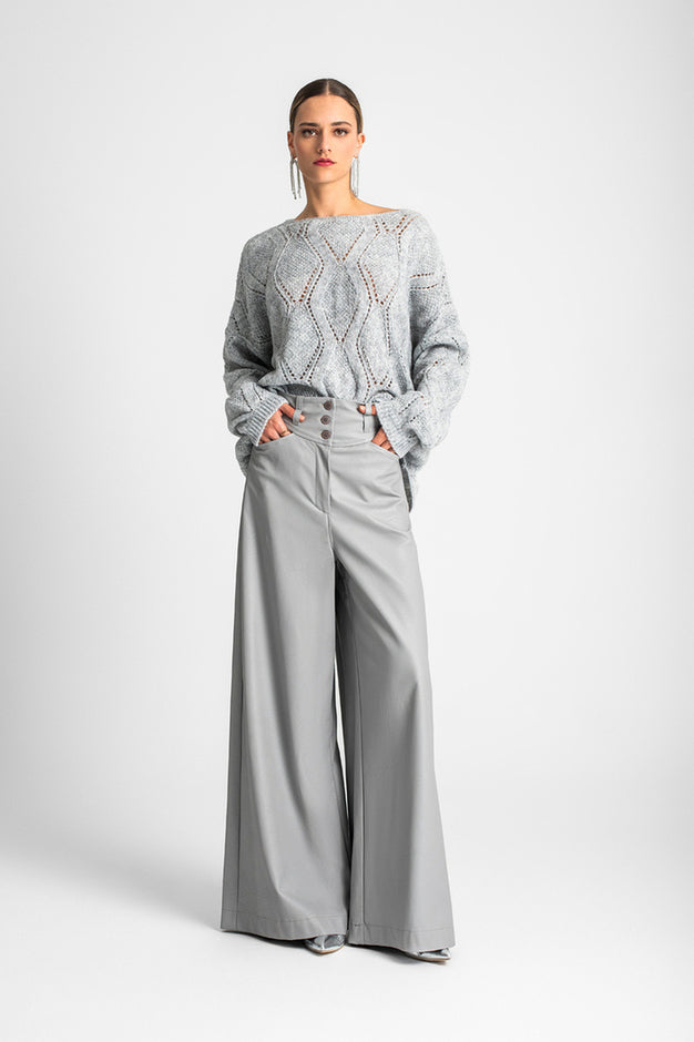 JADI PANTS LIGHT GREY - Vesta Donna