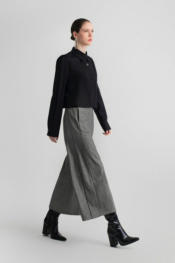 ANNETTE SHIRT BLACK - Vesta Donna