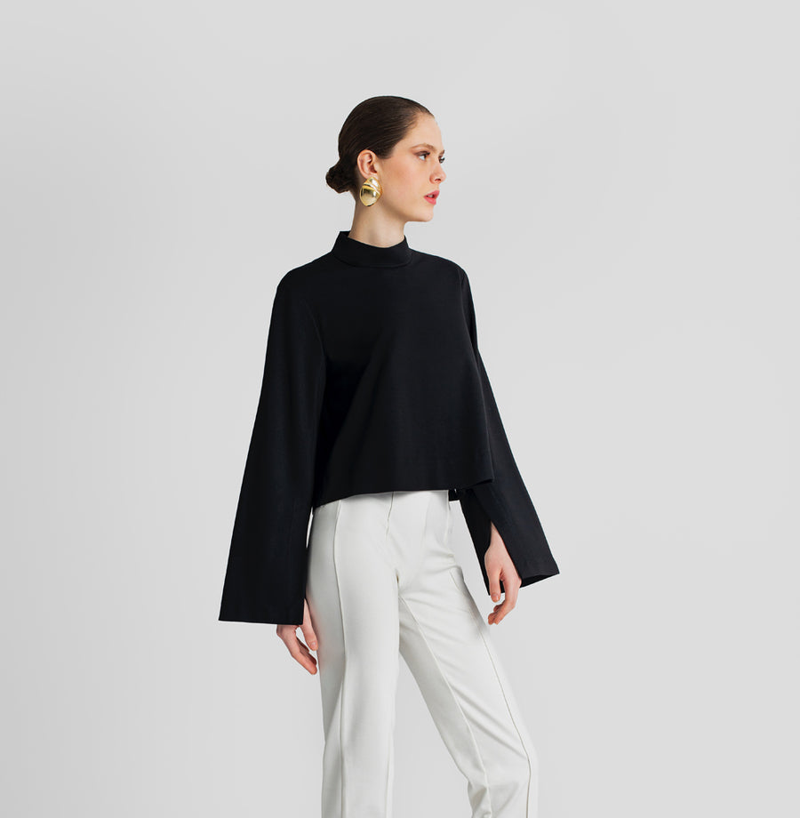 MAIA TOP BLACK