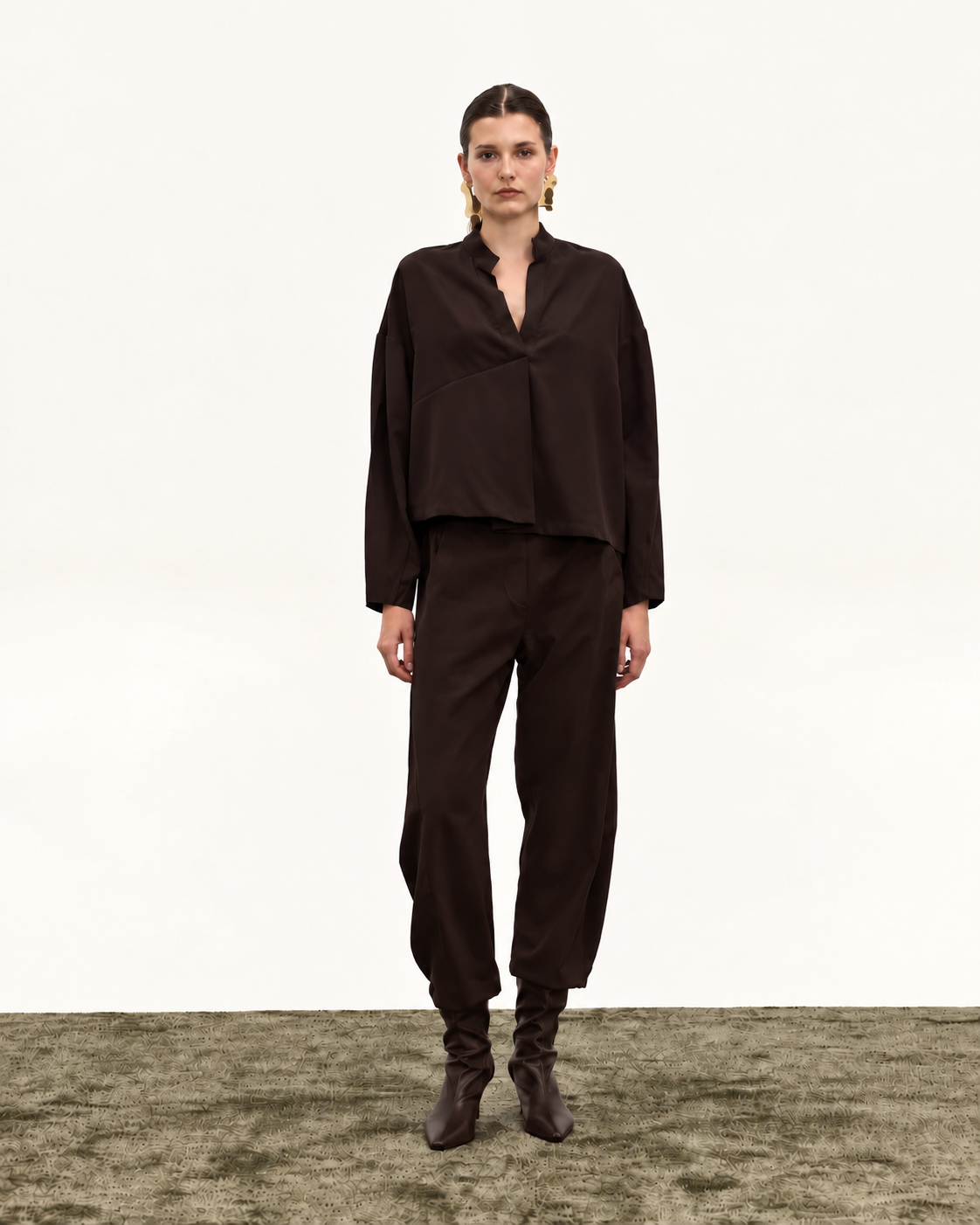 KULI TOP BROWN - Vesta Donna