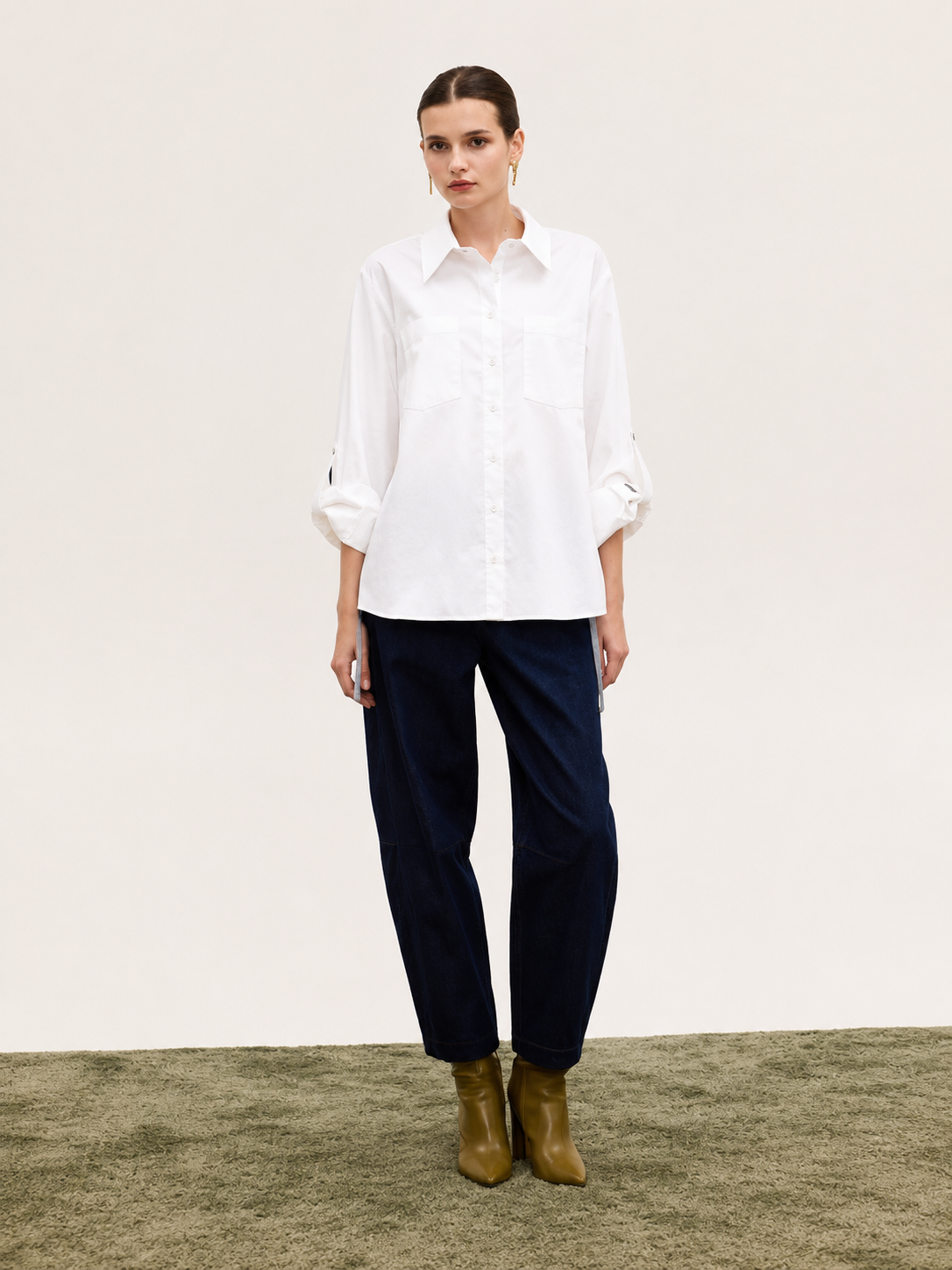 LIVIA RELAXED SHIRT WHITE