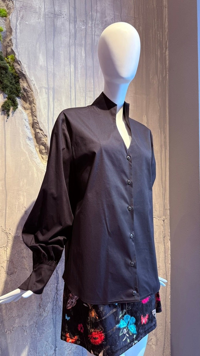 KRYSTAL SHIRT BLACK - Vesta Donna