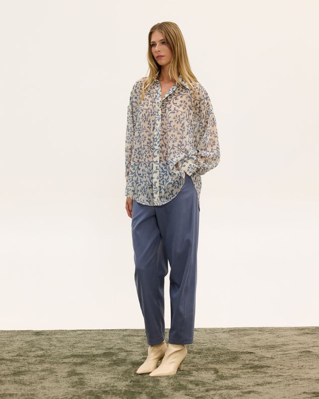 AZURE BLOOM SHIRT