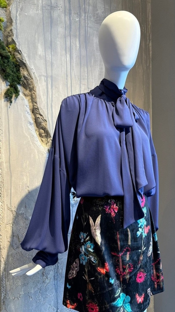 MANI SHIRT BLUE - Vesta Donna