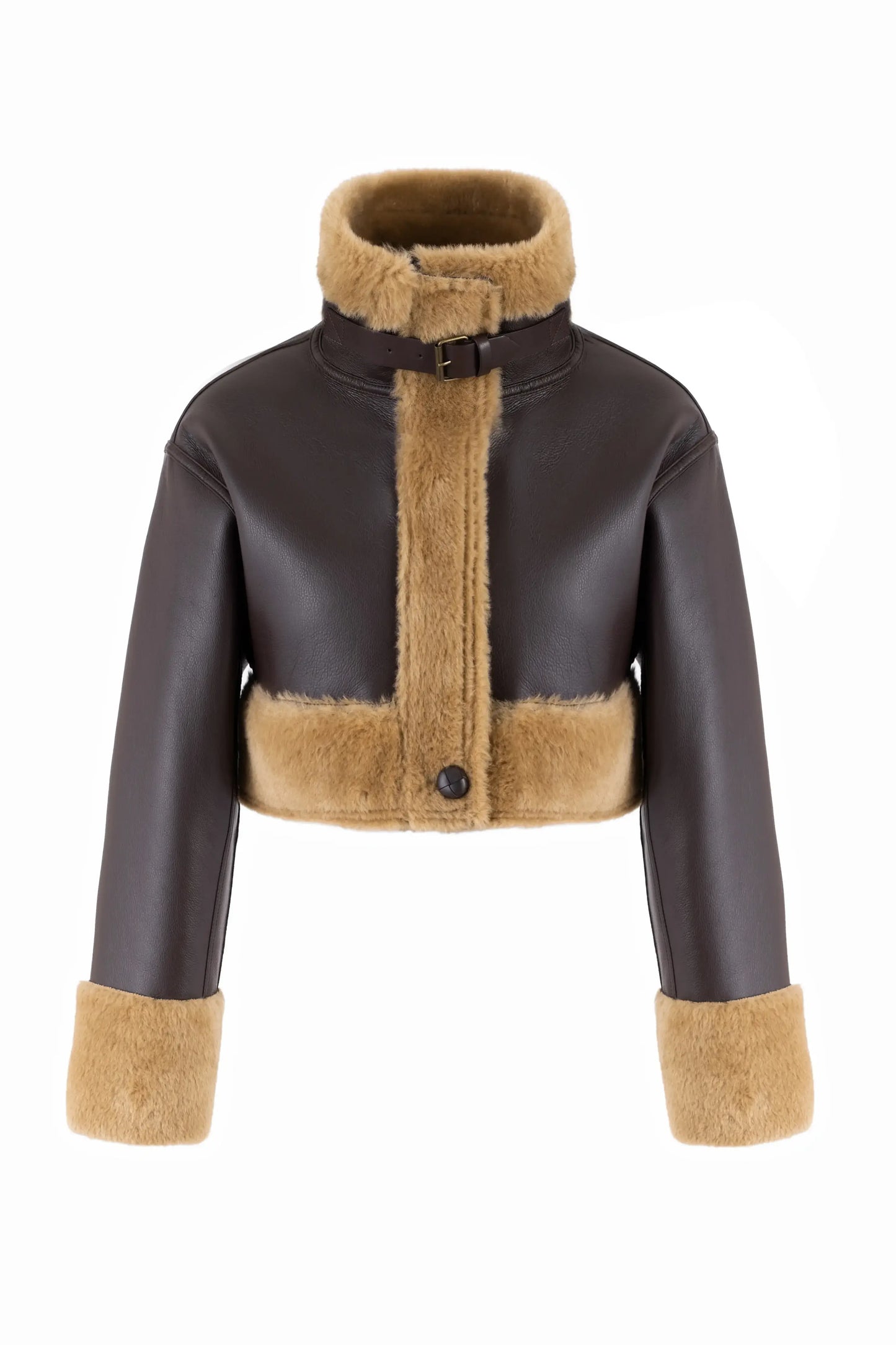 SINTHIA AVIATOR JACKET BROWN