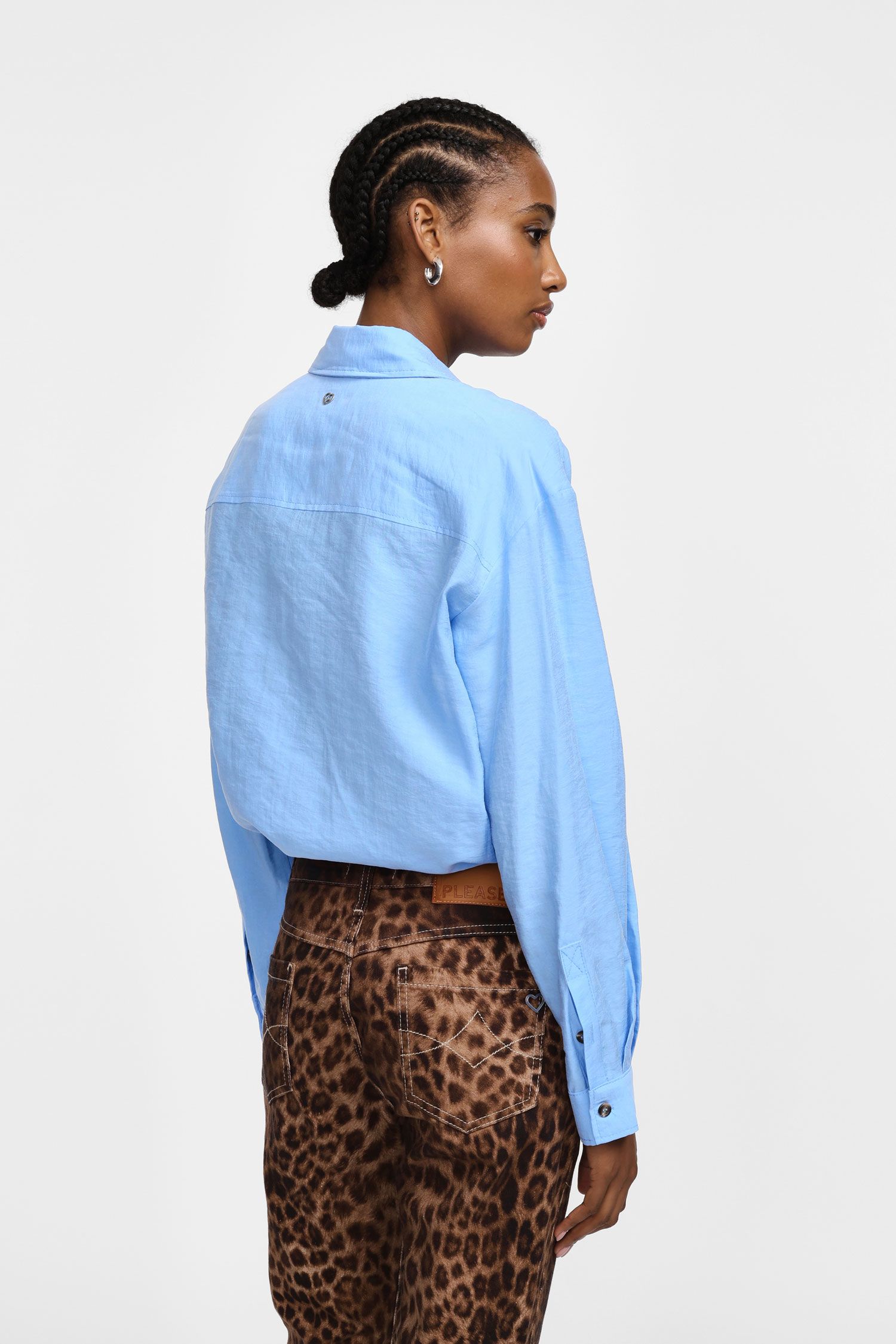 SUSANNE SHIRT LIGHT BLUE - Vesta Donna