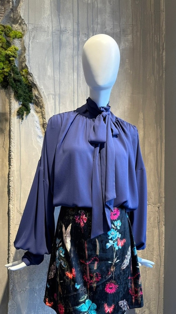 MANI SHIRT BLUE - Vesta Donna