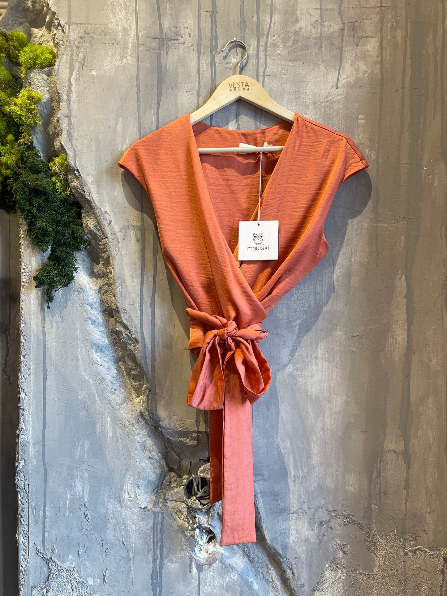 Moutaki DESPY WRAP TOP - Vesta Donna