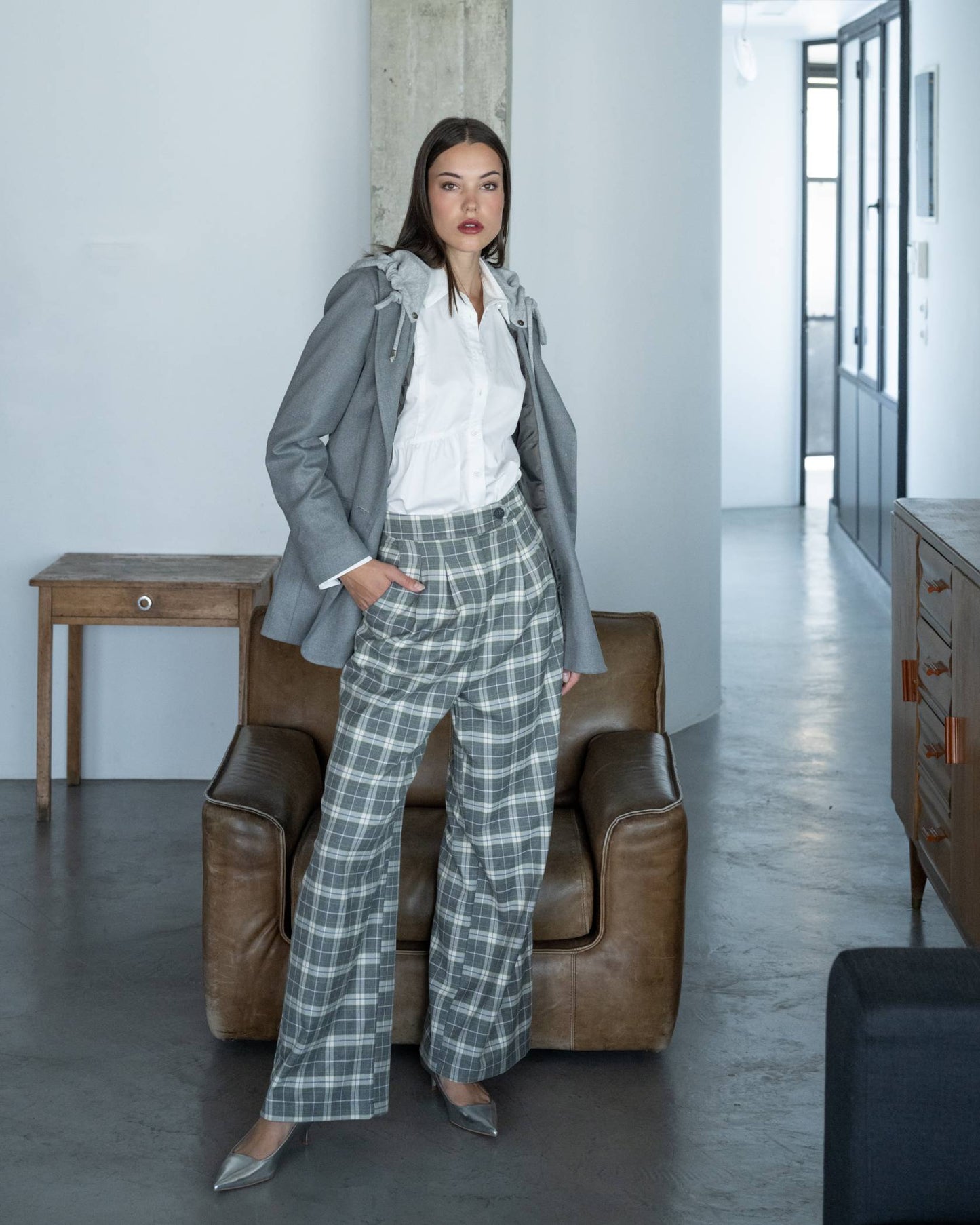 Innocent CHECKED PANTS - Vesta Donna