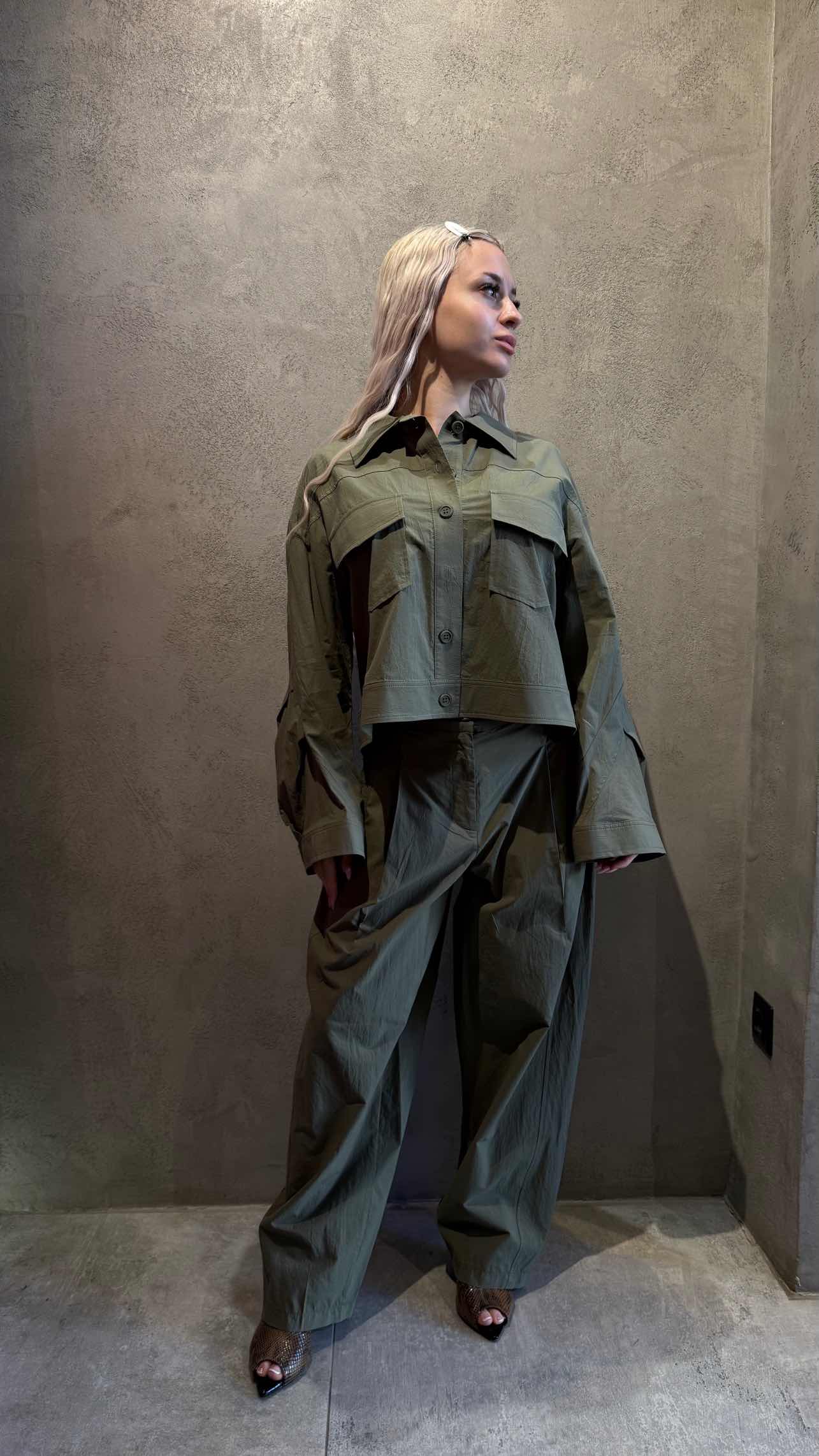 MILLIE PANTS KHAKI - Vesta Donna