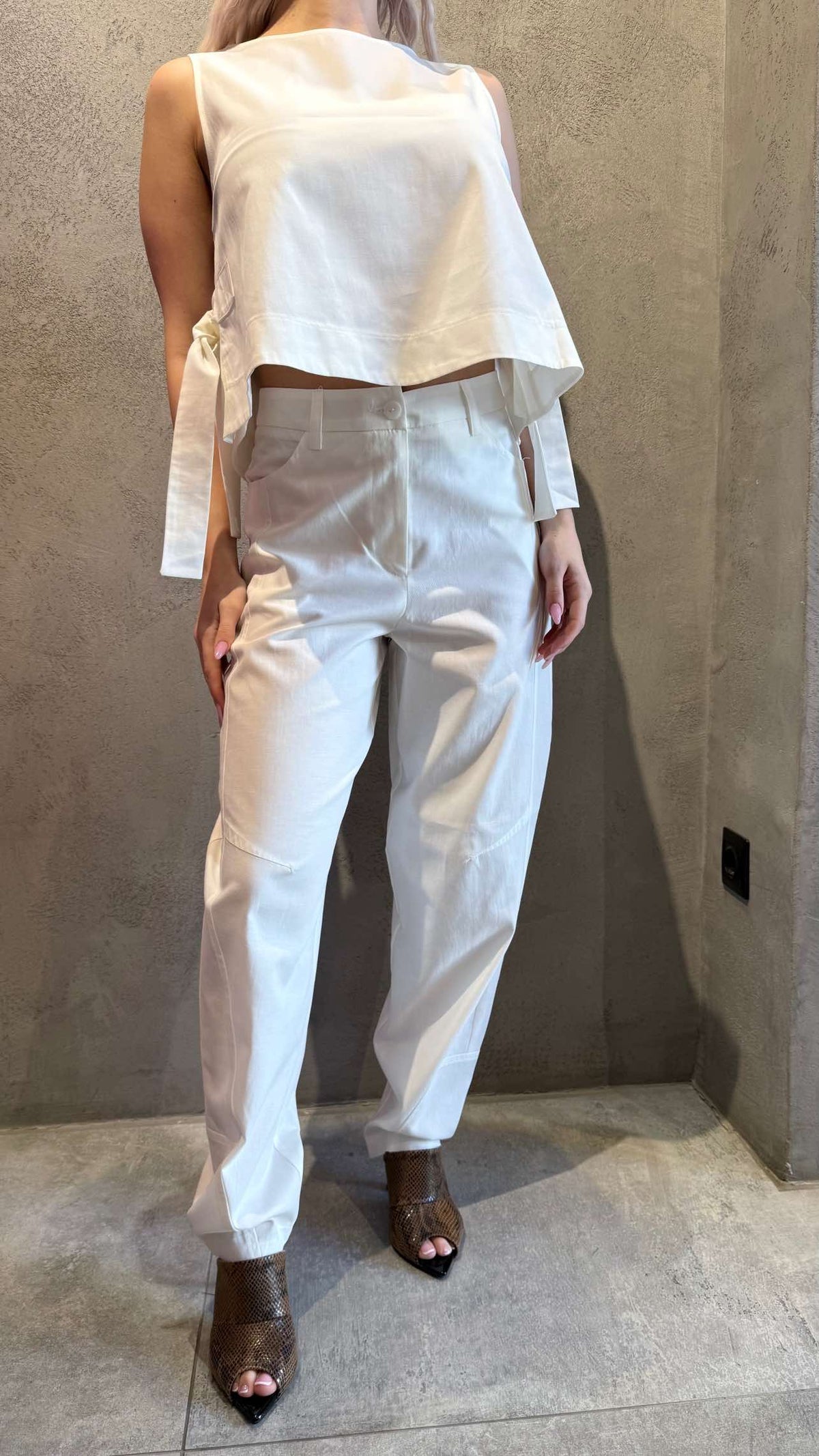 JOANNA SET ECRU - Vesta Donna
