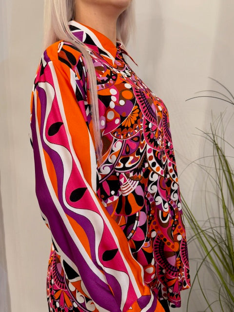 JANIS SHIRT FUCHSIA - Vesta Donna