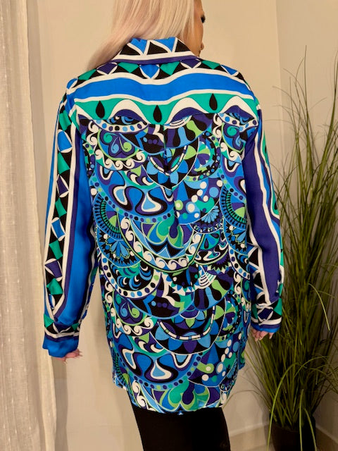 JANIS SHIRT BLUE - Vesta Donna