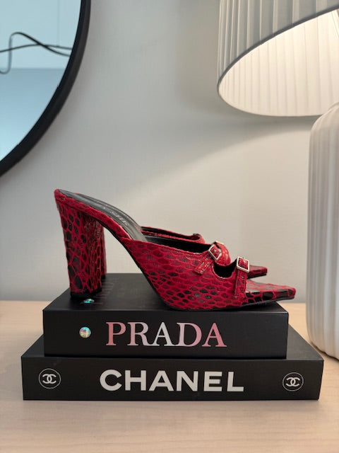 BIANNA MULES RED
