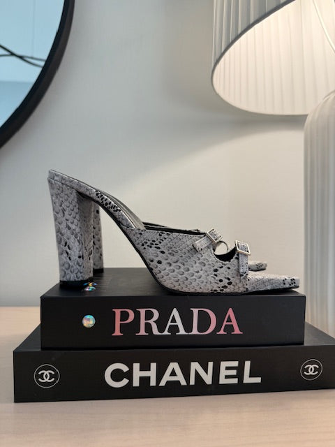 BIANNA MULES WHITE - Vesta Donna