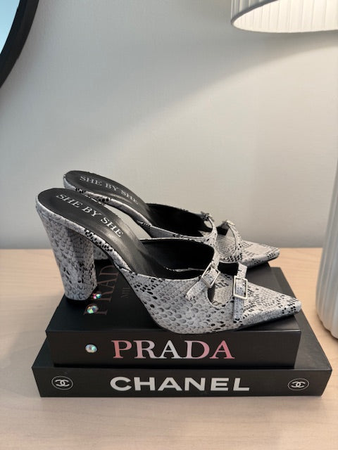 BIANNA MULES WHITE - Vesta Donna