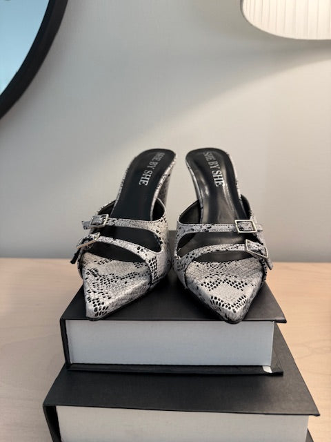 BIANNA MULES WHITE - Vesta Donna