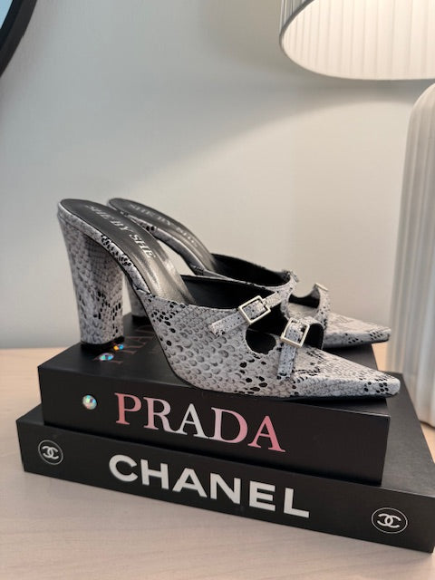 BIANNA MULES WHITE - Vesta Donna