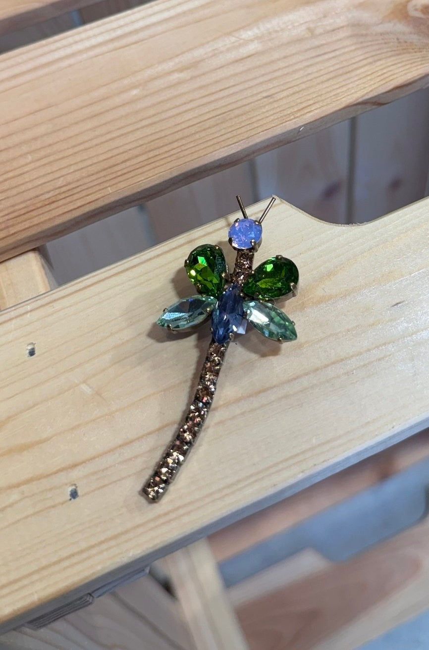 ΚΑΡΦΙΤΣΑ DRAGONFLY GREEN - Vesta Donna