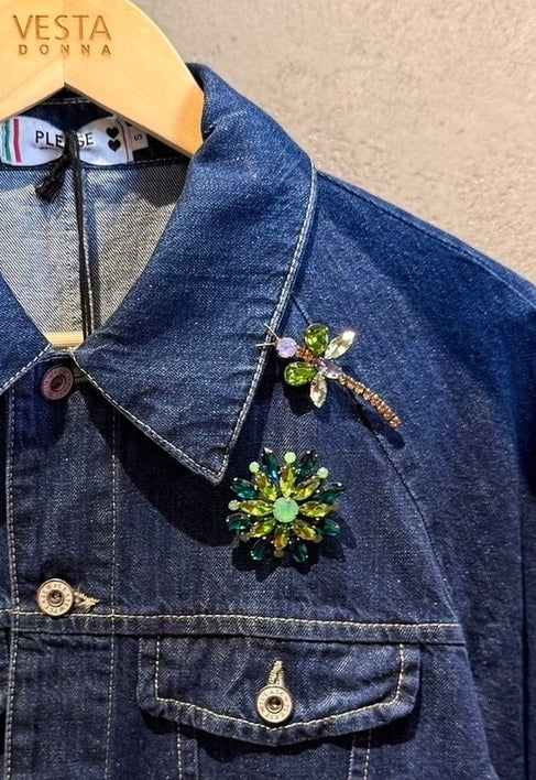 ΚΑΡΦΙΤΣΑ DRAGONFLY GREEN - Vesta Donna