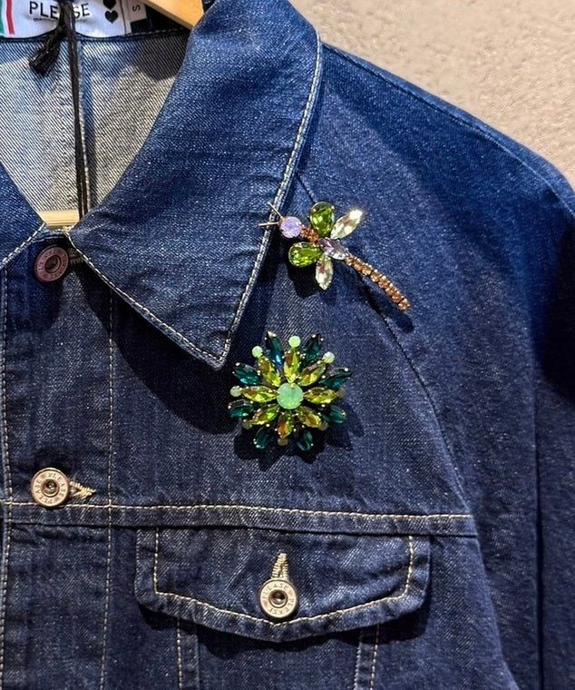 ΚΑΡΦΙΤΣΑ FLOWER GREEN - Vesta Donna