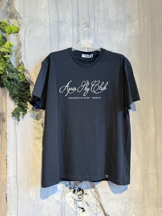 PLEASE CLUB T-SHIRT BLACK - Vesta Donna