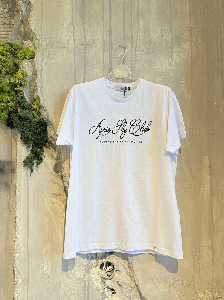PLEASE CLUB T-SHIRT WHITE