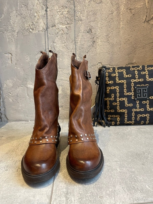 Italians FABIANO BOOTS TABAC - Vesta Donna