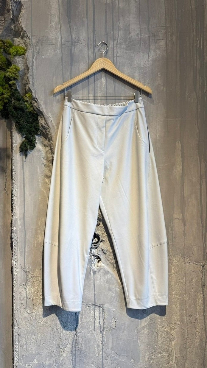 MICHELE SLOUCHY ECO LEATHER PANTS - Vesta Donna