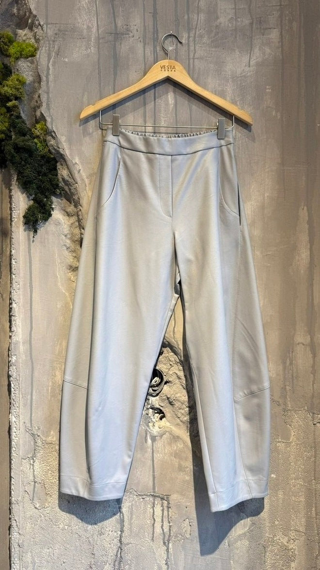 MICHELE SLOUCHY ECO LEATHER PANTS - Vesta Donna