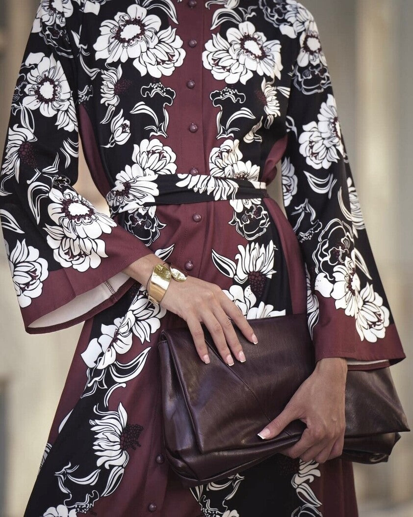 DARK CHOCOLATE DRESS - Vesta Donna