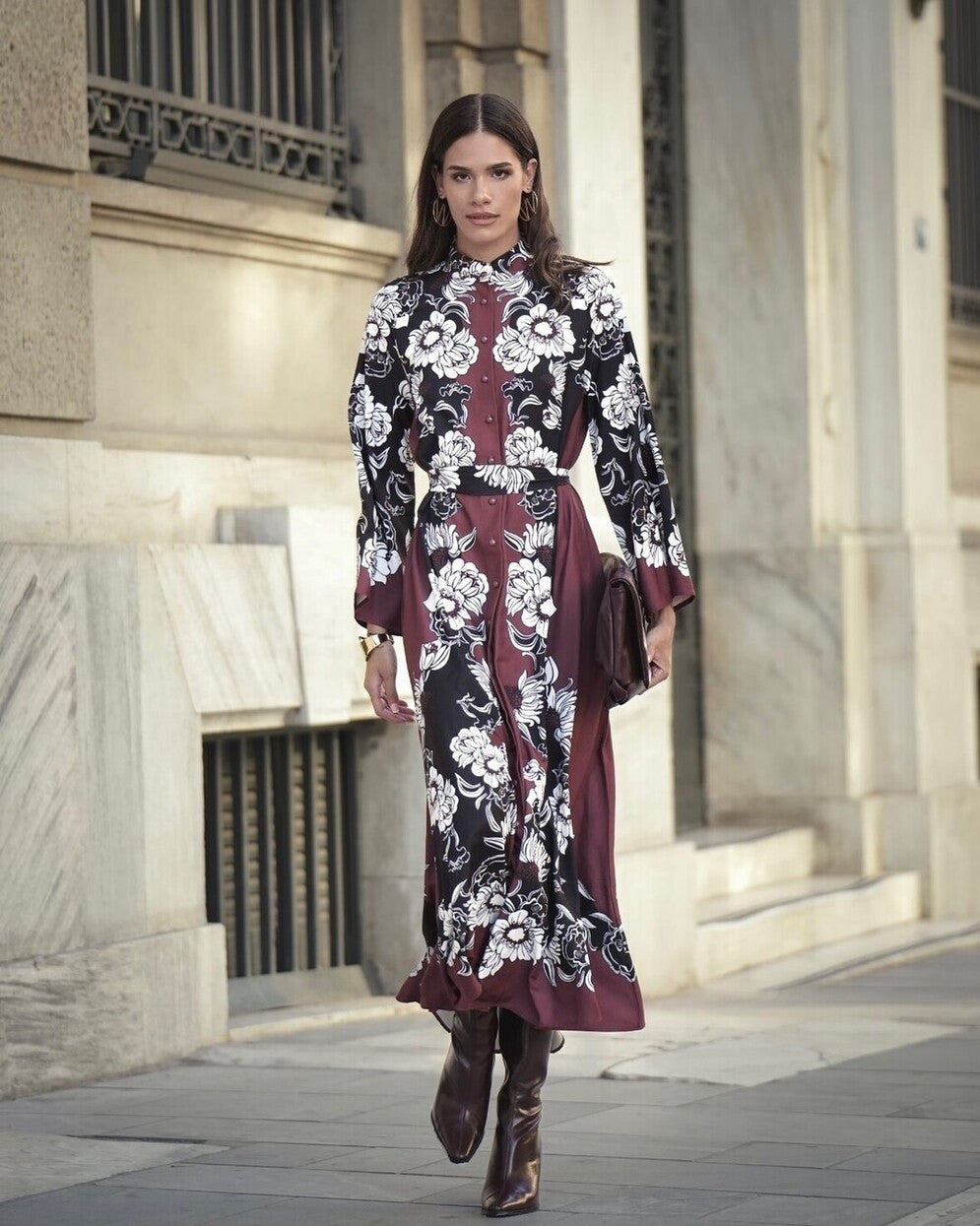 DARK CHOCOLATE DRESS - Vesta Donna